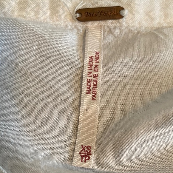 Free People Mia Embroidered Mini Dress Long Sleeves Fully Lined Size XS - Picture 7 of 16